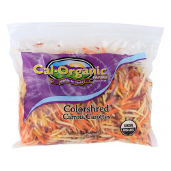 Cal-Organic Farms - PRODUCE Organic Shredded Rainbow Carrots